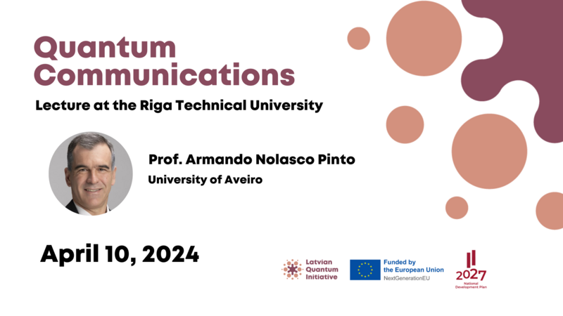 Quantum Communications: lecture by Armando Nolasco Pinto