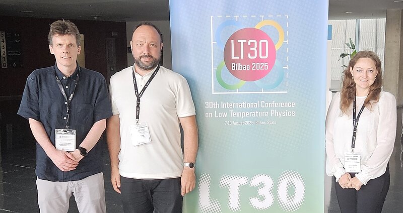 Researchers from the University of Latvia present research at low temperature physics conference in Spain